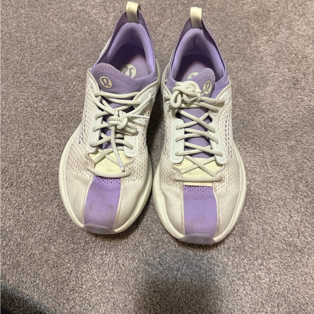 lululemon athletica chargefeel Women's Lavender & Cream Shoes